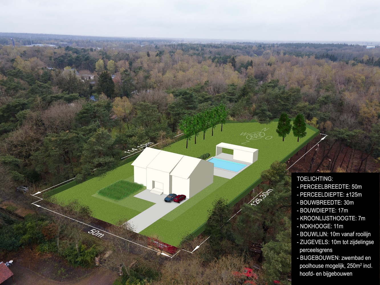 Riant perceel van maar liefst 6.293 m² voor een vrijstaande woning te Kapellen-Bos! afbeelding 1